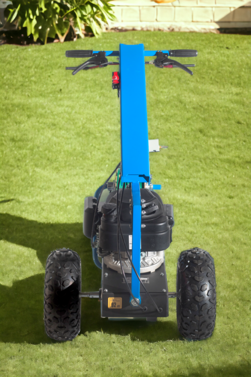 Enterradora de cable perimetral para robot cortacésped Iberfence IBF-400 con motor de gasolina Loncin OHV de 196cc de 4,1 kW es ideal para enterrar cables para robots cortacésped.