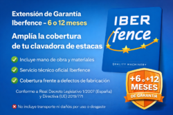 Extensión de garantía oficial Iberfence