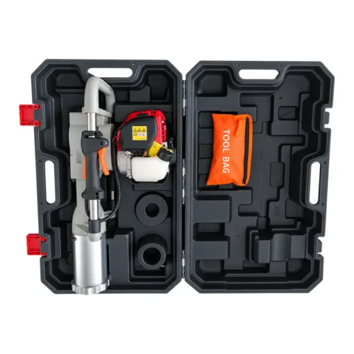 Iberfence Farmer 100X en su maletín con bolsa de herramientas y adaptadores